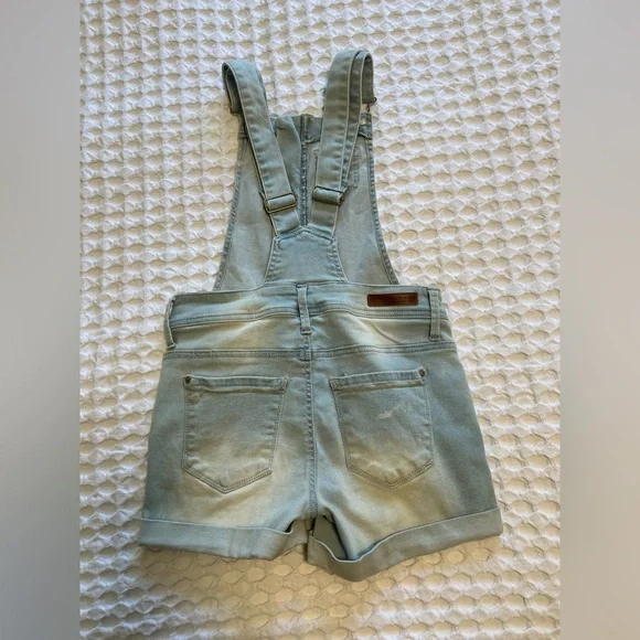 Wallflower Stretchy Denim Overalls - Picture 4 of 7